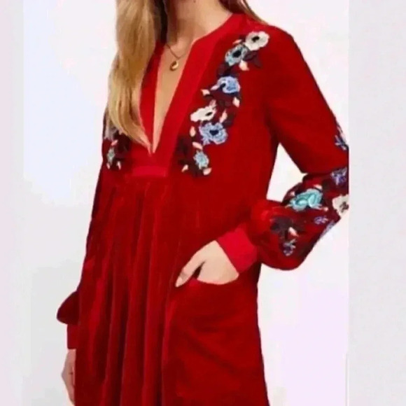 Free People Mia Embroidered Dress - Picture 3 of 5